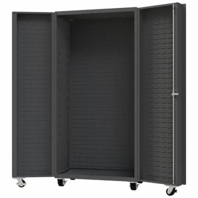 DURHAM MFG DCM36-BDLP-95 Deep Box Mobile Bin Cabinet, 36 1/4 x 26 x 76 1/4 in - Mobile Bin Cabinets