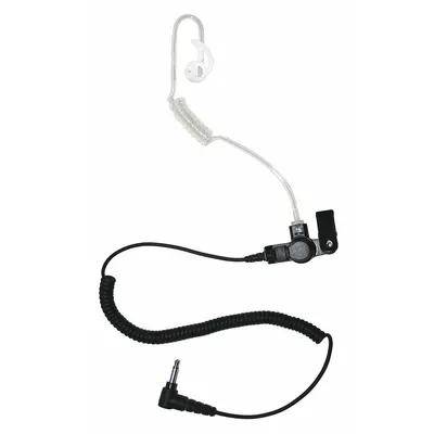 EARPHONE CONNECTION Listen-Only Earpiece: Fits Universal, Earbud, Clear - Listen-Only Earpieces