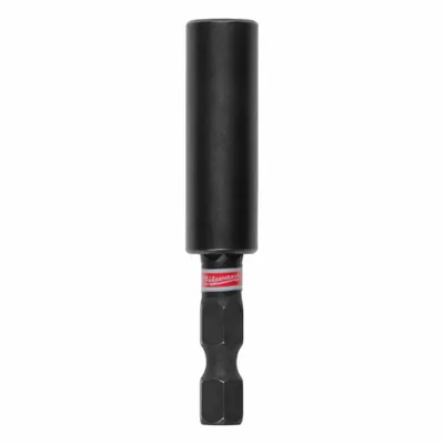 MILWAUKEE Bit Holder: Bit Holder, Impact, 1/4 in Compatible Bit Size, Impact Rated - Standard Bit Holders