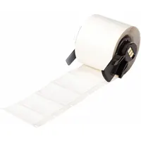 Pre-Cut Label Stock Roll: Tamper Indicating, 1 in x 1 1/2 in, 1 1/2 in x 1 in, White (Matte) (MPN M6-31-351)