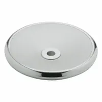 JW WINCO Solid Hand Wheel: Solid, Aluminum, 12 mm Bore, 125 mm Dia, Silver Polished (MPN 12ME97)