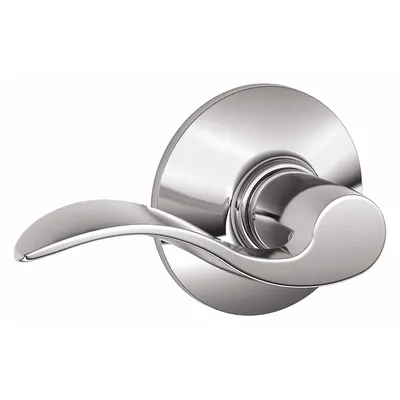 SCHLAGE F10 ACC 625 Passage Lever Lockset, Bright Chromium-Plated, ADA Compliant - Passage Lever Locksets