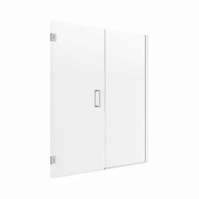 FOREMOST Shower Door: 58 1/2 in Min. Door Wd, 60 in Max. Door Wd, 74 in Overall Ht - Sliding & Panel Shower Doors