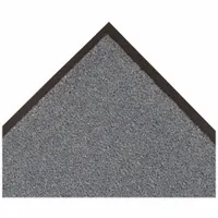 Indoor medium-duty cut pile mat made of polypropylene and vinyl. Measures 4 ft x 60 ft with a 5/16 in thickness. Designed to trap dirt and moisture at building entrances, reducing slip risks and floor wear in commercial lobbies, hallways, and high-traffic zones