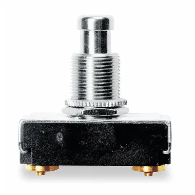 CARLING TECHNOLOGIES Miniature Pushbutton Switch: Non-Illuminated, Extended Profile, Metallic - Miniature Push Buttons