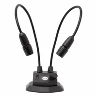 This LAXCO LED illuminator is a benchtop auxiliary light source for stereo microscopes, providing bright illumination for specimen observation. It includes a dust cover for protection when not in use. Compatible with LAXCO model LMS-Z303 stereo microscopes