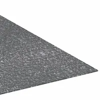 Entrance Mat: Spaghetti Loop, Indoor, Medium, 4 ft x 5 ft, 9/20 in Thick, Vinyl, Flat Edge, Gray (MPN 26452)