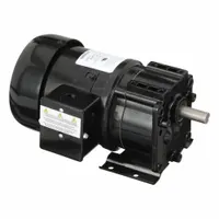 DAYTON AC Gearmotor: Parallel, Single Output Shaft, Split-Phase, TEFC, 27 RPM, 275 in-lb Max Torque (MPN 6K328)