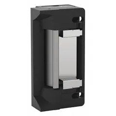 This cylindrical electric strike from HES is constructed of stainless steel and measures 1 1/4 in wide by 4 7/8 in high. It operates on 12/24V input voltage and is rated for heavy-duty performance. Suitable for use in access control systems to secure doors in commercial, industrial, and institutional settings.