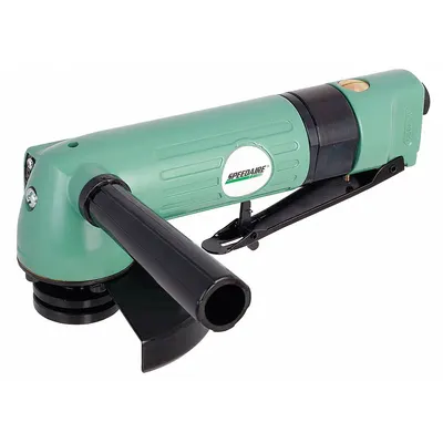SPEEDAIRE Air Angle Grinder: 4 1/2 in Wheel Dia, 0.7 hp Horsepower - Standard Reach Air-Powered Angle Grinders