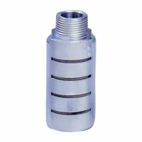 ARROW PNEUMATICS Muffler: 1/8 in BST, 5/8 in Hex Size, Stainless Steel, 19 dB NRR, 160°F Max Op Temp (MPN ASQF - 1MBT)