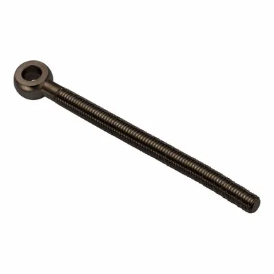 AMPG Fixed Rod End: Stainless Steel, Black Oxide, 160 mm Hole Center-to-End Lg - Stainless Steel Male Threaded Fixed Rod Ends
