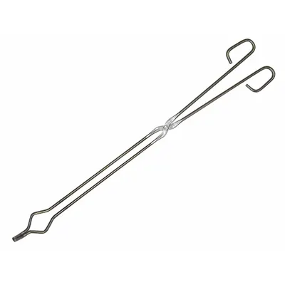 OEM Crucible Tongs: 26 in Overall Lg, Stainless Steel, 300, Uncoated, 1/4 in Wire Size - Tongs for Crucibles