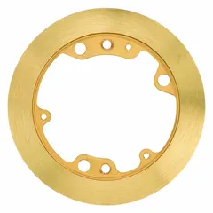 Round brass flange for floor boxes, providing a finished trim in carpeted installations. Compatible with B24 and B25 series floor boxes.