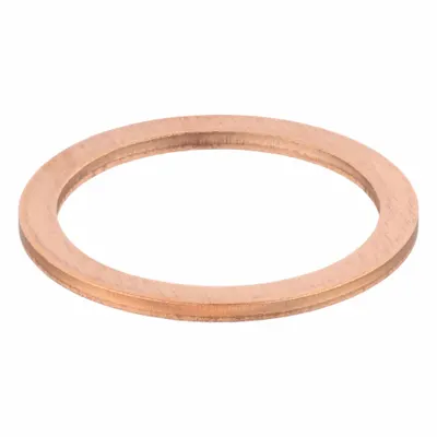 OEM Single-Piece Sealing Washer, Copper, M26, 26 mm ID x 33 mm OD, 10 PK - Single-Piece Sealing Washers