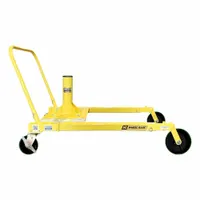 OZ LIFTING PRODUCTS Mounting Base: Mobile Pedestal, 1,200 lb Max Load Capacity, Steel (MPN OZWB2-TP)
