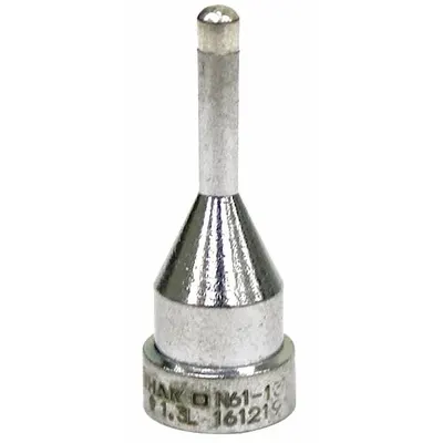 HAKKO Nozzle: Extra Long Round, 2.6 mm W - Hakko Desoldering Gun Nozzles