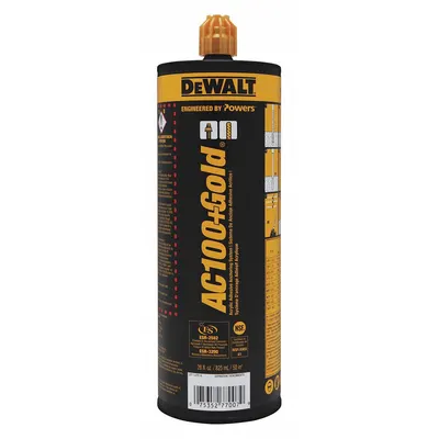DEWALT 8490SD-PWR Acrylic Dual-Cartridge Adhesive Anchor System - Vinylester Anchor Adhesives