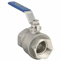 APPROVED VENDOR Manual Two-Way Ball Valve: 1 1/2 in, 316 Stainless Steel, Straight Valve Body, Lever (MPN G-SSF-150)