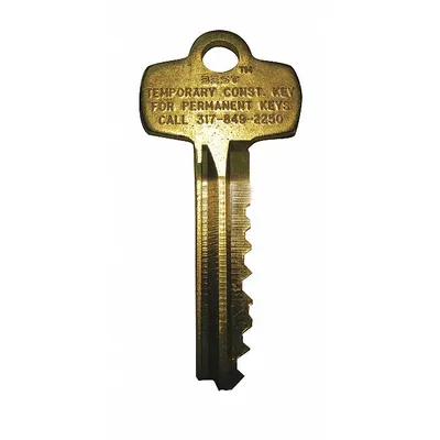 BEST Key Blank: Compatible with BEST Locks, A Keyway Type, Key ID # KS531, 0 Pins - Door Lock Key Blanks