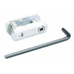 Aluminum rope clevis with a maximum load capacity of 6,500 lb. Designed for cable pulling operations to provide a secure attachment point for ropes. Suitable for industrial and utility installations.