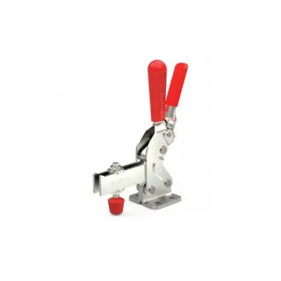 DE-STA-CO Toggle Clamp: Locking Vertical Handle, Flange Base Mounting - Standard Toggle Clamps