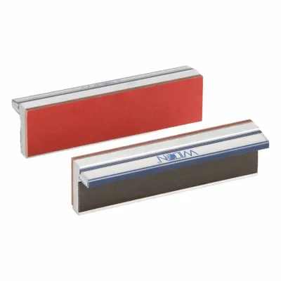 WILTON Magnetic Jaw Cap: Aluminum, For 4 1/2 in Vise Jaw Wd, 4 1/2 in Jaw Cap Wd - Magnetic Vise Jaw Caps
