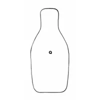 ACTION TARGET Shooting Range Targets: Cardboard, Silhouette Target, 35 in Ht, 23 in Wd, 25 PK (MPN Q-CBNC-25)