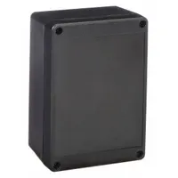 BOX ENCLOSURES Enclosure: Black, Polycarbonate, 1 in x 2 in x 3 in, NEMA 4, Solid Cover (MPN BEN-10PBK)