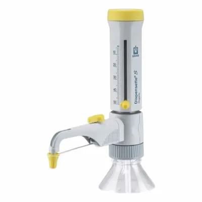 QORPAK Bottle Top Dispenser: 50 mL Volume Capacity - mL, 5 mL – 50 mL, Calibrated by User - Bottle Top Dispensers