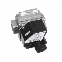 Gas valve for HVAC systems, used to regulate gas flow and ensure safe combustion in furnaces and boilers. Controls gas pressure and provides shut-off during operation. Suitable as a replacement component in heating equipment.