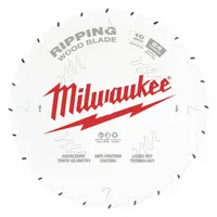 MILWAUKEE Circular Saw Blade: 10 in Blade Dia., 24 Teeth, 0.1 in Cut Wd, 5/8 in Arbor Size, Combo (MPN 48-40-1020)