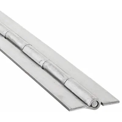 OEM Steel Full Surface-Mount Piano Hinge, 72 in Leaf Height, 1 in Leaf Width - Full Surface-Mount Piano Hinges
