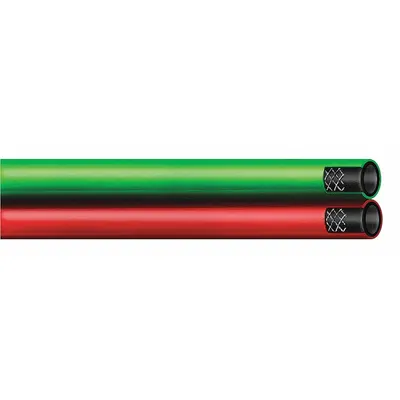 RADNOR Grade R Twin-Line Bulk Welding Hose, 750 ft, Green/Red - Grade R Twin-Line Bulk Welding Hoses