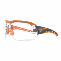 EDGE EYEWEAR Safety Glasses: Clear Lens, Half-Frame, Vapor Shield, Metal Detectable/X-Ray Detectable (MPN KB131VS)
