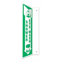 Safety Sign: PETG, Mounting Holes Sign Mounting, 18 in x 4 in Nominal Sign Size, Not Retroreflective