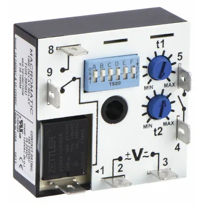 MACROMATIC Multi-Function Encapsulated Timing Relay: Surface Mounted - Surface-Mounted Relays