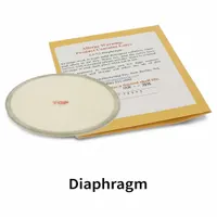 ADVANTECH Diaphragm: 1/8 in Overall Dp, 3 in Overall Dia, Latex (MPN L3-N2)
