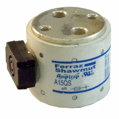 MERSEN Semiconductor Fuse: A15QS Series, Fast-Acting, 3 kA, 150 V AC, 150 V DC DC Volt Rating - Fast-Acting Bolt-On Fuses