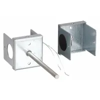 Temperature Sensor: Duct Mount, Conduit Box, 32°F to 158°F, Steel, Single Measurement, Metal (MPN TE-636GM-1)