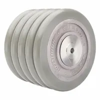 HAMILTON Caster Wheel: 8 in Wheel Dia., 5 in Wheel Wd, Polyurethane, 5,000 lb Load Rating, Aluminum (MPN W-850-SWC95-1-1/4)