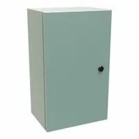 HAMMOND Electrical Enclosure: Steel, 20 in x 12 in x 8 in, NEMA 12/3R/4, Solid Cover, Hinged (MPN EN4SD20128GY)