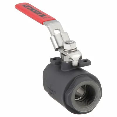 KECKLEY Manual Two-Way Ball Valve: 1 in, Carbon Steel, Straight, FNPT x FNPT - Carbon Steel Ball Valves