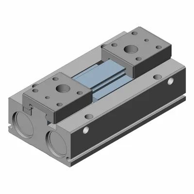 SMC Air Gripper: 40 mm Stroke Lg, 14.5 psi to 101.53 psi, 101.53 psi Max Op Pressure - Two-Finger Parallel Grippers