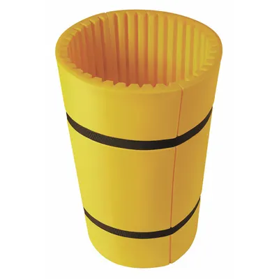 SENTRY Column Protector: 24 in, 24 in, 24 in, Round, 24 in Compatible Column Dia - Column Protectors with Round Centers