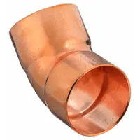 NIBCO Sweat Fitting Elbow: 4 in CTS x 4 in CTS, Cup x FTG, Wrot Copper (MPN 606 4)