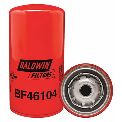 BALDWIN FILTERS Fuel Filter: Spin-On, 3 3/4 in Outside Dia, M20-1.50 Thread Size, Paper - Spin-On Fuel Filters