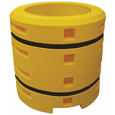SENTRY Column Protector: 6 in, 6 in, 6 in (H-Beam)/6 in (Square)/8 5/8 in (Round) - Column Protectors with Round Centers