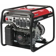 Gasoline-powered conventional generator delivering 3500 W running and 4000 W starting power at 120/240V AC. Includes GFCI outlets and Carbon Monoxide (CO) shutdown. Not CARB compliant and not parallel capable. Suitable for backup power at construction sites, home emergencies, and outdoor events.