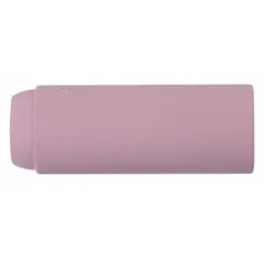 Standard alumina nozzle, size No. 8, for gas tungsten arc welding (GTAW/TIG) torches. Directs shielding gas over the weld puddle to prevent oxidation. Sold in a pack of 10.